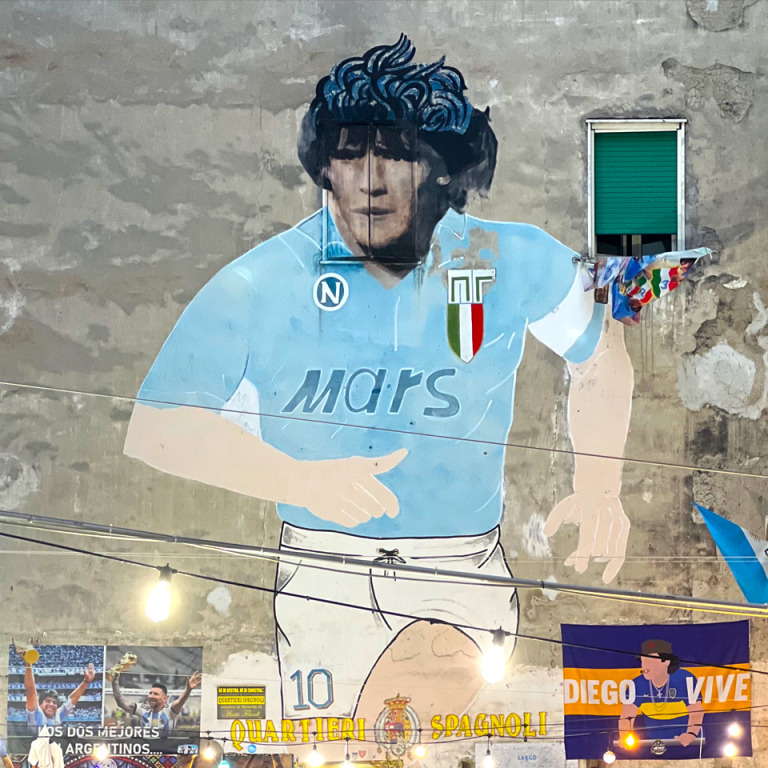 Murale Maradona Quartieri Spagnoli Napoli